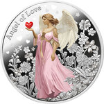 Pièce de monnaie en Argent 1 Dollar g 17.50 Millésime 2026 ANGEL OF LOVE