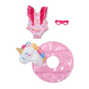 Zapf Creation 839447 - Baby born Set de natation licorne 43 cm