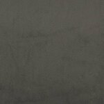 vidaXL Cadre de lit Gris foncé 90x190 cm Velours
