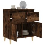 vidaXL Buffet Chêne fumé 60x35x70 cm Bois d'ingénierie