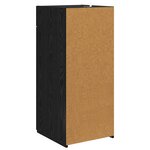 vidaXL Buffet Chêne noir 42 5 x 40 x 93 cm Bois d'ingénierie