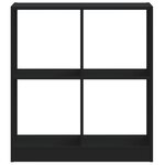 vidaXL Bibliothèque noir 68 5x32x75 cm bois d'ingénierie