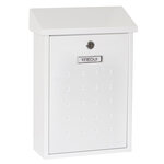 Boîte aux Lettres en Acier Premium E5601 Anti-pluie Facile à Installer Blanc