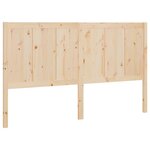 vidaXL Tête de lit 140 5x4x100 cm Bois massif de pin