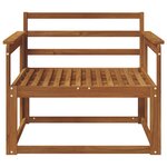 vidaXL Sofa de milieu extérieur Naturel