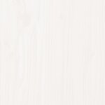 vidaXL Support de moniteur Blanc 50x24x13 cm Bois de pin solide