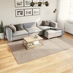 vidaXL Tapis HUARTE à poils courts doux et lavable sable 200x280 cm