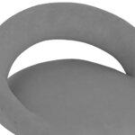 vidaXL Tabourets de bar lot de 2 gris clair velours