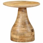 vidaXL Table d'appoint Ø40x40 cm bois de manguier massif