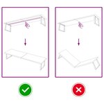 vidaXL Dessus de table bois massif traité bordure assortie