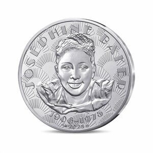 Joséphine Baker Monnaie de 10€ Argent