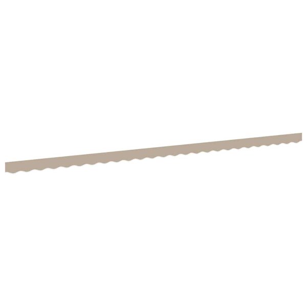 vidaXL Bande de auvent Beige 5.8 x 0.2 m Toile