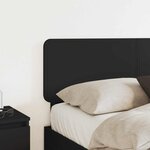 vidaXL Tête de lit Chêne noir 150 cm Bois d'ingénierie