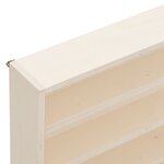 vidaXL Vitrine de collection en bois avec portes 80x8 5x37 cm