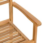 vidaXL Chaises empilables de jardin 8 Pièces Marron 55 5 x 55 5 x 90 cm