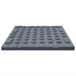 vidaXL Carreaux de protection antichoc 12Pièces Caoutchouc 50x50x3cm Gris