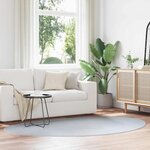 vidaXL Tapis HUARTE Gris 160 x 230 cm Polyester