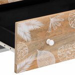 vidaXL Buffet 60x33 5x75 cm bois de manguier massif