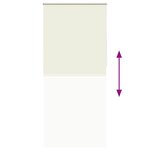 Store enrouleur occultant 80 x 230 cm crème