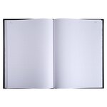 Registre 297x210 Quadrillé 500 Pages Foliotées - Noir Toilé - Le Dauphin