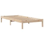 vidaXL Cadre de lit sans matelas 100x200 cm bois massif de pin