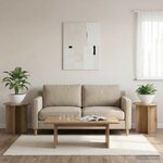 vidaXL Support de Plante 2 pc Chêne artisanal 40 x 40 x 40 cm