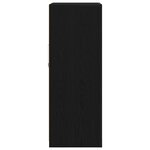 vidaXL Meuble d'appoint Chêne noir 60 5 x 37 x 100 cm