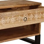 vidaXL Meuble TV Bois massif de manguier 120 x 30 x 40 cm