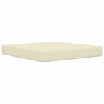 vidaXL Coussin de canapé d'extérieur 3 Pièces Crème Polyester