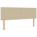 vidaXL Tête de lit Design Simple Vert clair Gris 140 cm Tissu Velours