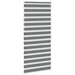 vidaXL Store zèbre gris foncé largeur du tissu 105 9 cm polyester