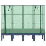 vidaXL Jardinière surélevée avec housse aspect rotin 160x40x140 cm