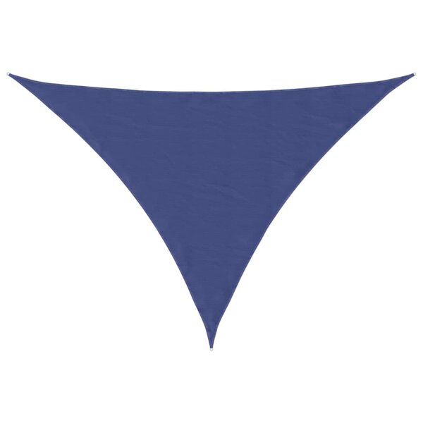 vidaXL Voile de parasol tissu oxford triangulaire 3 5x3 5x4 9 m bleu