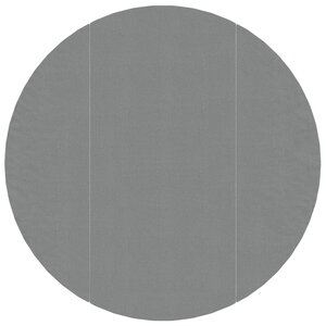 vidaXL Bâche de piscine gris clair Ø306 cm géotextile polyester