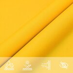 vidaXL Voile de parasol tissu oxford rectangulaire 4x5 m jaune