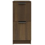 vidaXL Buffet Chêne marron 30x30x70 cm Bois d'ingénierie