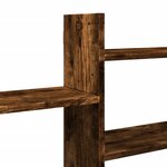 vidaXL Étagère murale chêne fumé 167 5x18x68 cm bois d'ingénierie