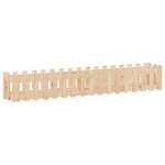 vidaXL Lit surélevé de jardin design de clôture 200x30x30cm pin massif