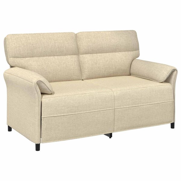 vidaXL Canapé 100  polyester  cadre en métal  MDF  Contreplaqué