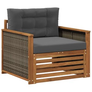 vidaXL Sofa de milieu extérieur Naturel