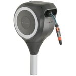 GARDENA Dévidoir automatique sur pic RollUp S 15 m liseret blanc