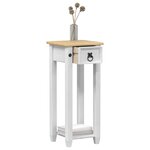 vidaXL Support de Plante Blanc 30 x 30 x 73 cm Pin massif