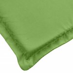 vidaXL Coussin de banc de jardin vert mélangé 180x50x7 cm tissu