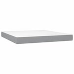 vidaXL Lit avec matelas cire marron 120x190 cm bois massif de pin