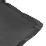 vidaXL Coussins de chaise à dossier bas lot de 6 anthracite mélangé