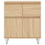 vidaXL Buffet Chêne sonoma 60x35x70 cm Bois d'ingénierie