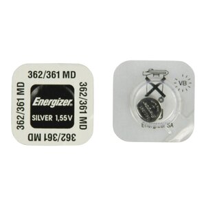 Blister de 1 Pile montres Oxyde d'Argent 362/361 SR58 SR721SW ENERGIZER