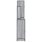 vidaXL Ensemble de meubles de salle de bain 4 Pièces sonoma gris