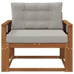 vidaXL Sofa de milieu extérieur Naturel