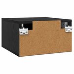 vidaXL Cabinet de chevet Chêne noir 35 x 35 x 20 cm Bois d'ingénierie